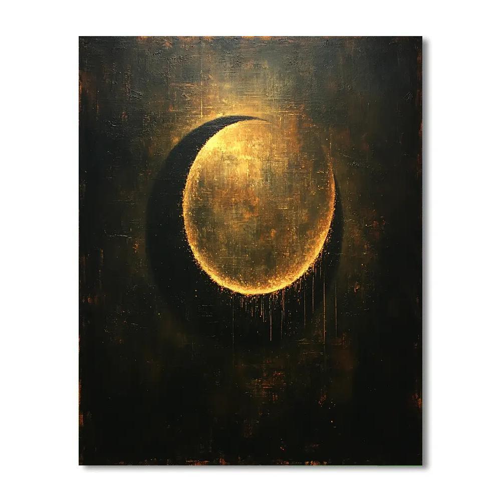 Caravaggio Inspired Chiaroscuro Eclipse Bloom Of Shadow And Ember Paint by numbers kits