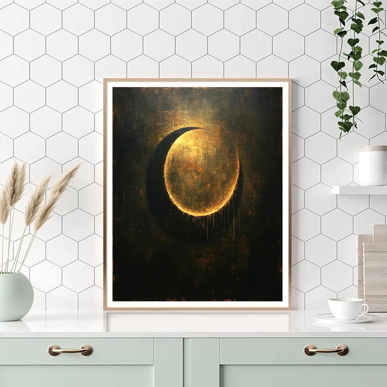 Caravaggio Inspired Chiaroscuro Eclipse Bloom Of Shadow And Ember Paint by numbers kits