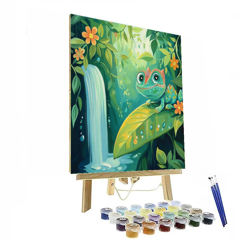 Pascal Rainforest Color Splash Paint by numbers kits