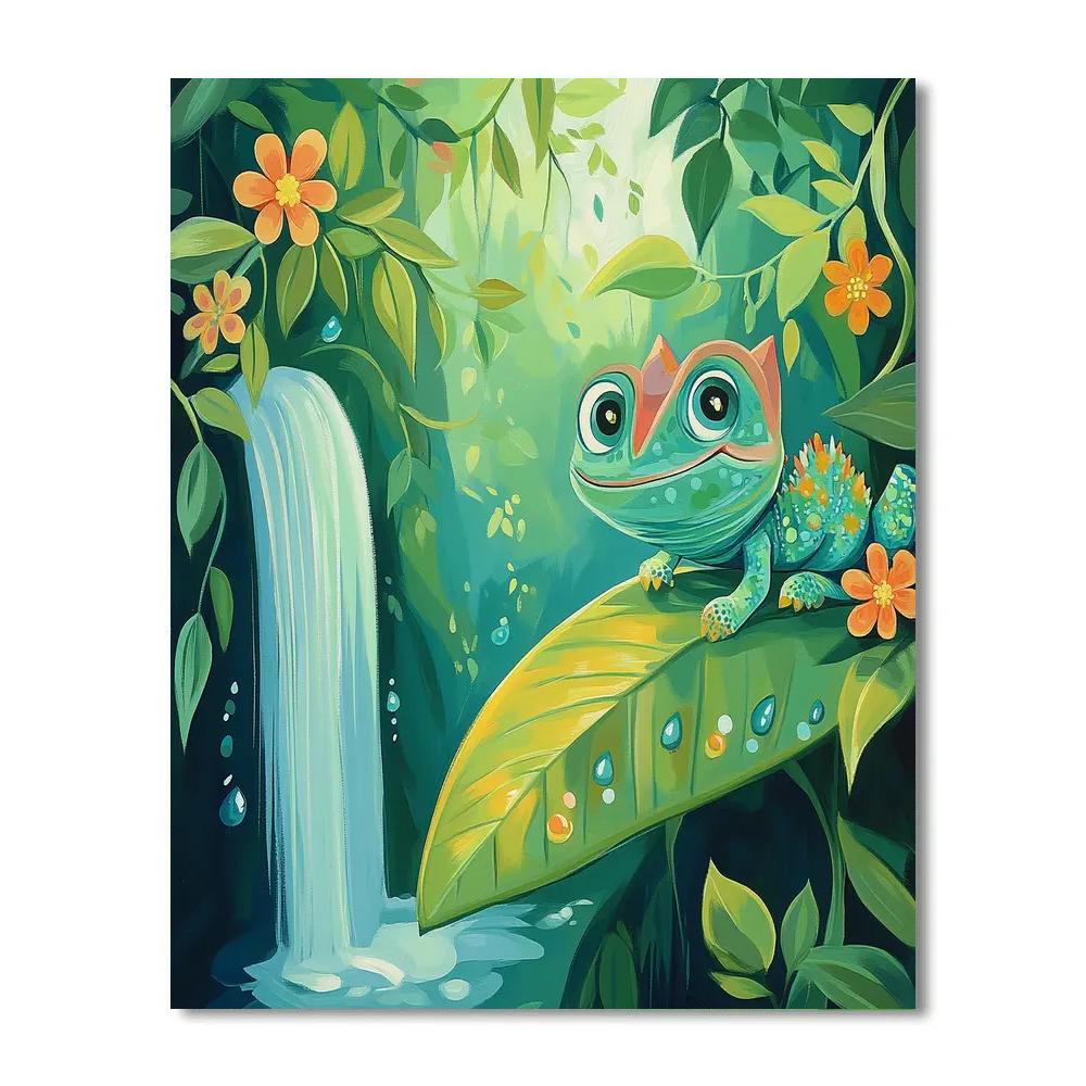 Pascal Rainforest Color Splash Paint by numbers kits