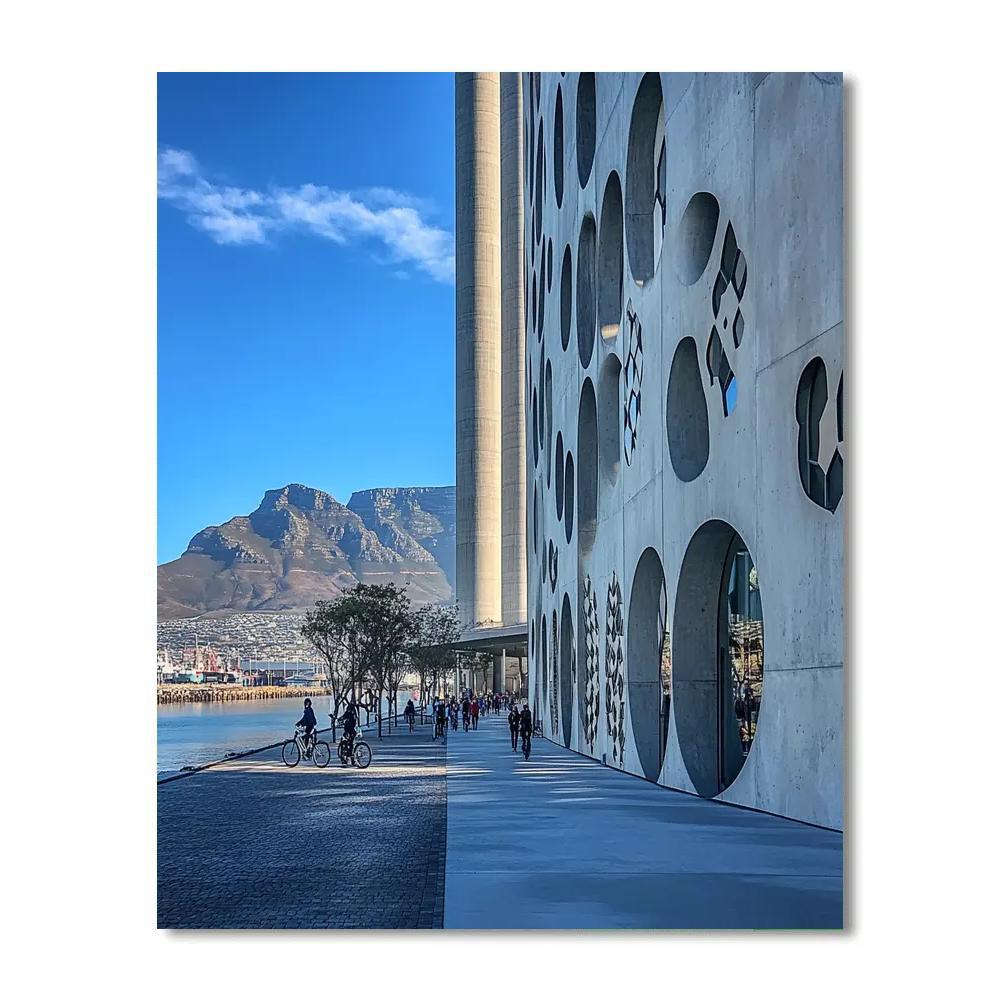 Industrial Chic Of Zeitz MOCAA Waterfront Cape Town South Africa Paint by numbers kits