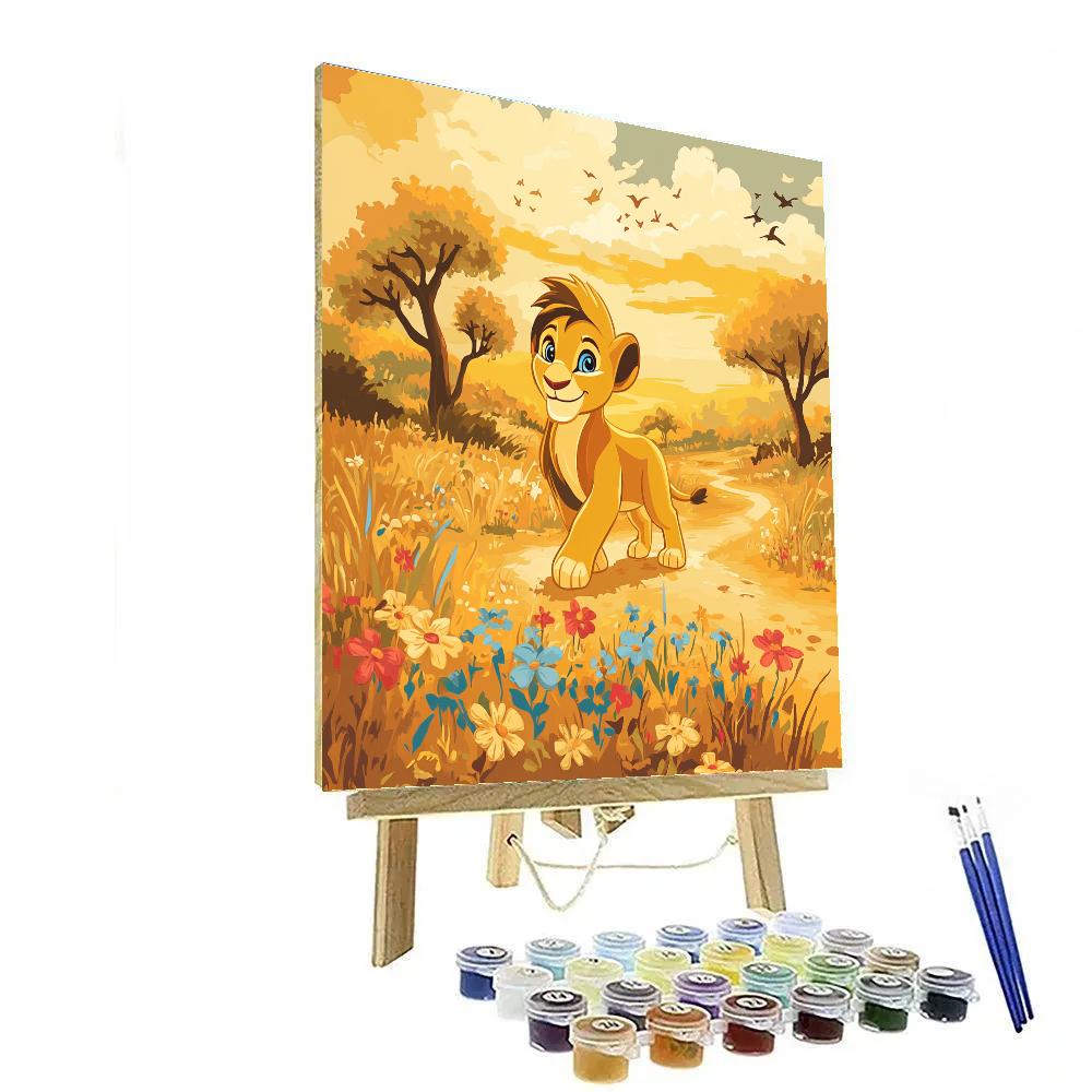 Simba Sunrise Savannah Explorer paint by color