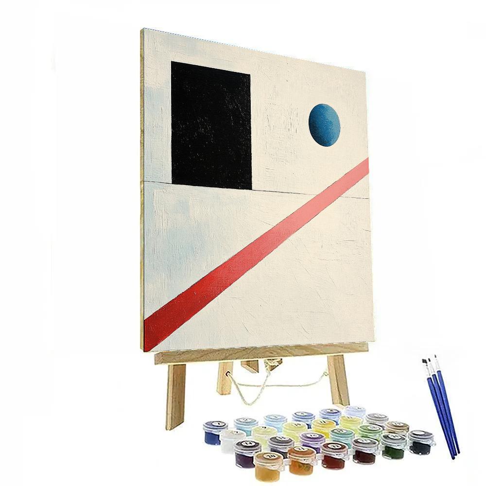 Kazimir Malevich Inspired Event Horizon Balance Paint by numbers kits