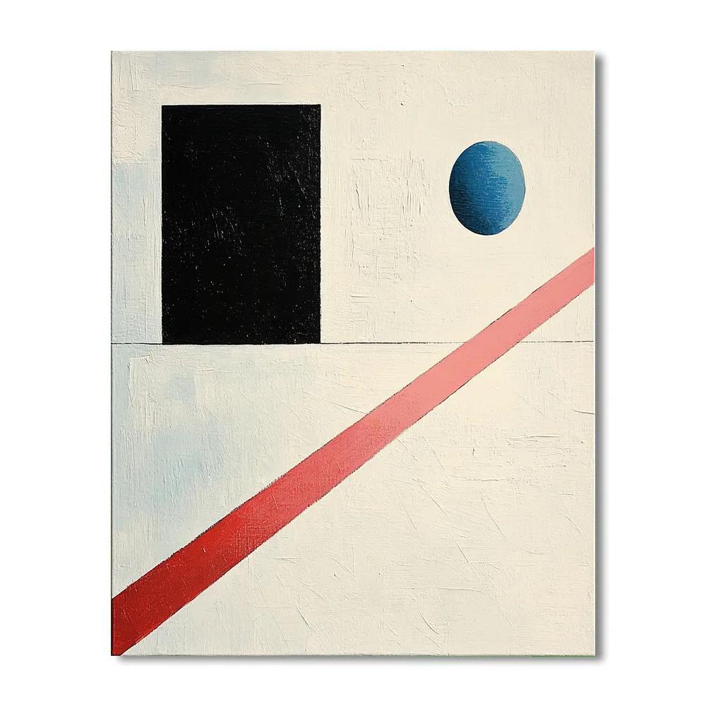 Kazimir Malevich Inspired Event Horizon Balance Paint by numbers kits