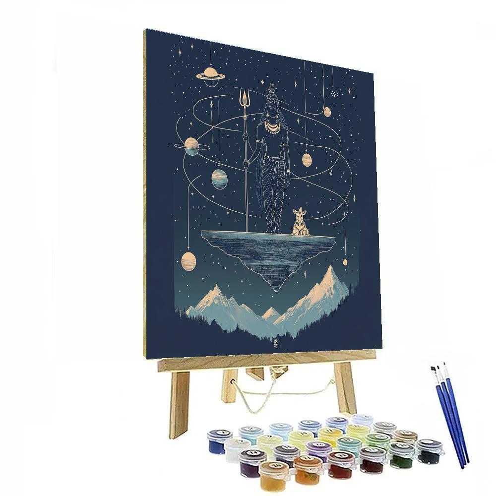 Shiva Orbit Weaver painting number kit