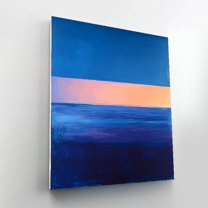 Mark Rothko Inspired Twilight Seascape Blocks paint by numbers