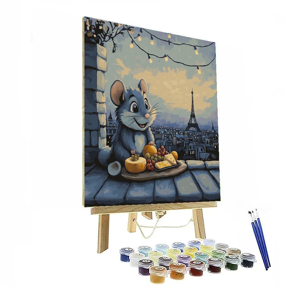 Remy Paris Rooftop Cheese Picnic paint by color