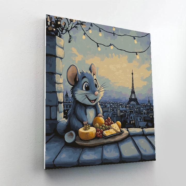 Remy Paris Rooftop Cheese Picnic paint by color