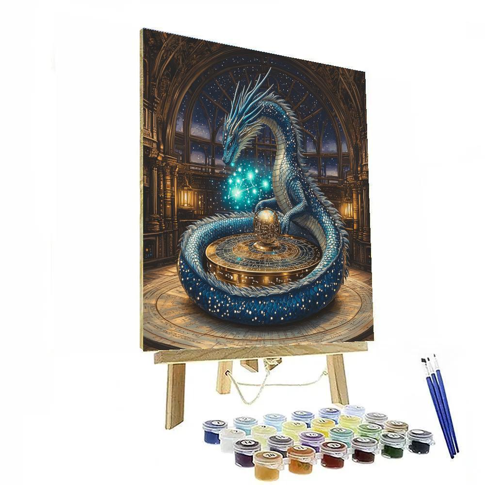Celestial Orrery Dragon DIY paint by numbers
