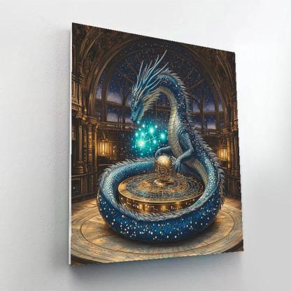Celestial Orrery Dragon DIY paint by numbers