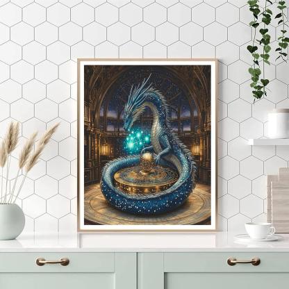 Celestial Orrery Dragon DIY paint by numbers