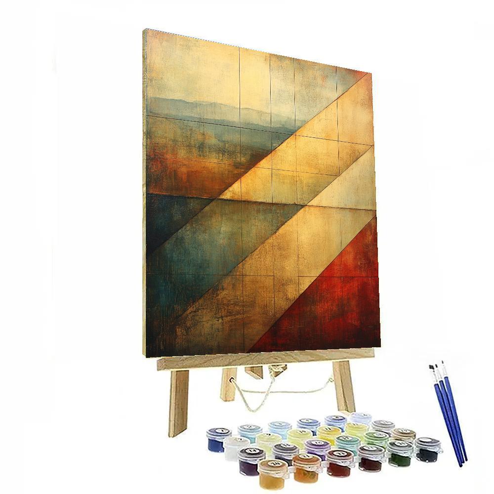 Paul Klee Inspired Chromatic Driftspace Numbered painting kits