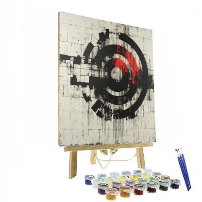 Banksy Inspired Algorithmic Silence paint by color