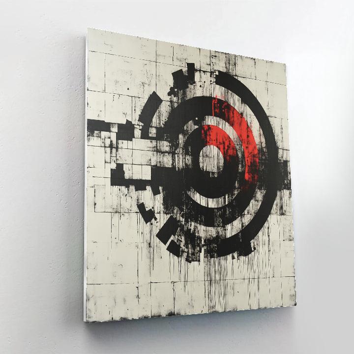 Banksy Inspired Algorithmic Silence paint by color