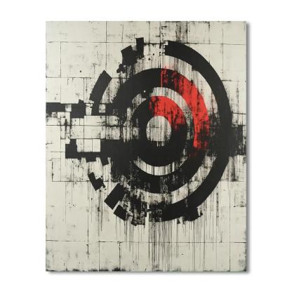 Banksy Inspired Algorithmic Silence paint by color