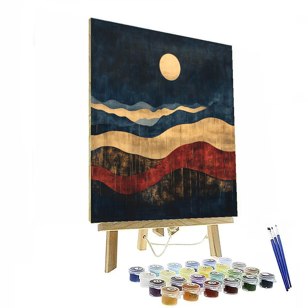 Paul Klee Inspired Synesthetic Eclipse Canticle Paint by numbers kits