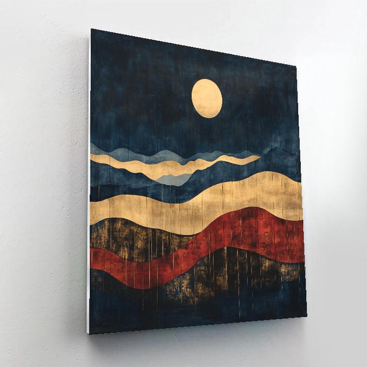 Paul Klee Inspired Synesthetic Eclipse Canticle Paint by numbers kits