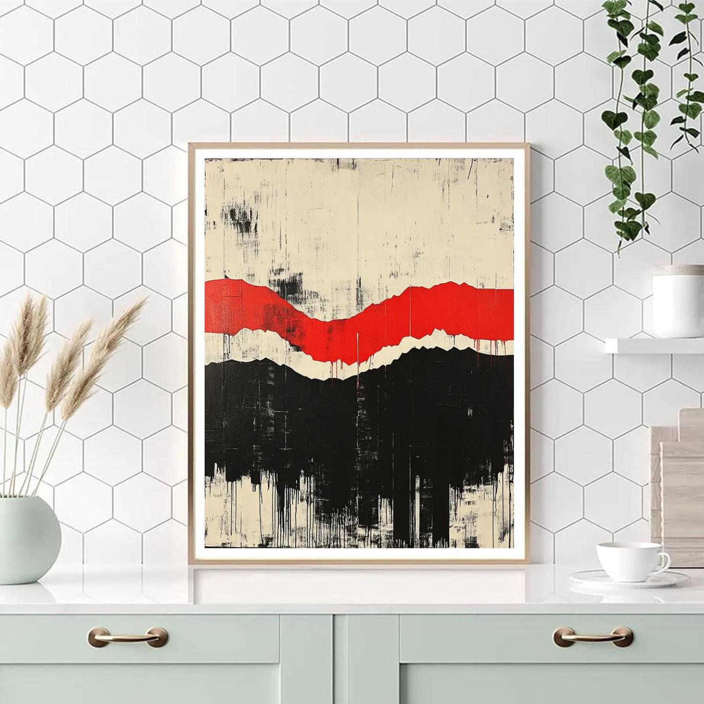 Banksy Inspired Climate Feedback Loop painting number kit