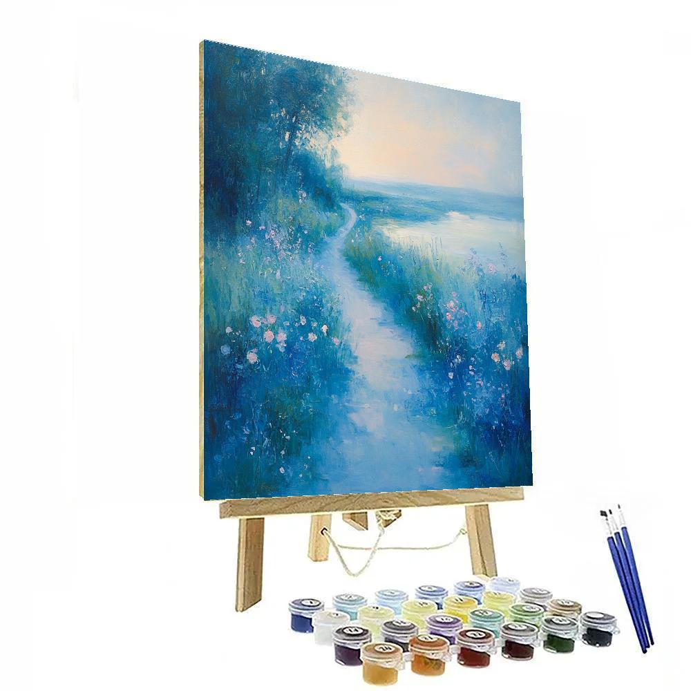 Edgar Degas Inspired Pastel Aurora Of Silent Rehearsal DIY paint by numbers