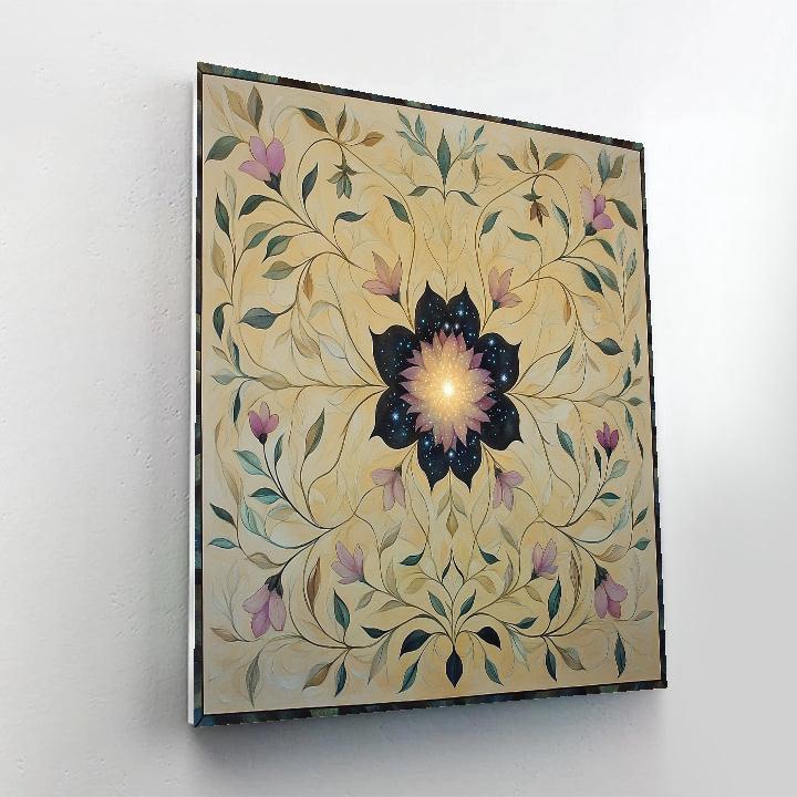 Alphonse Mucha Inspired Nebula Floralia Mandala Paint by numbers kits