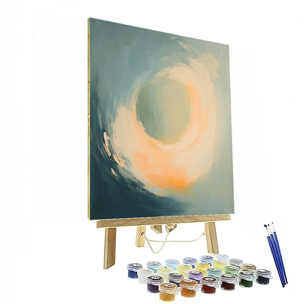 Edgar Degas Inspired Cosmic Dust Waltz In Morning Light paint by number