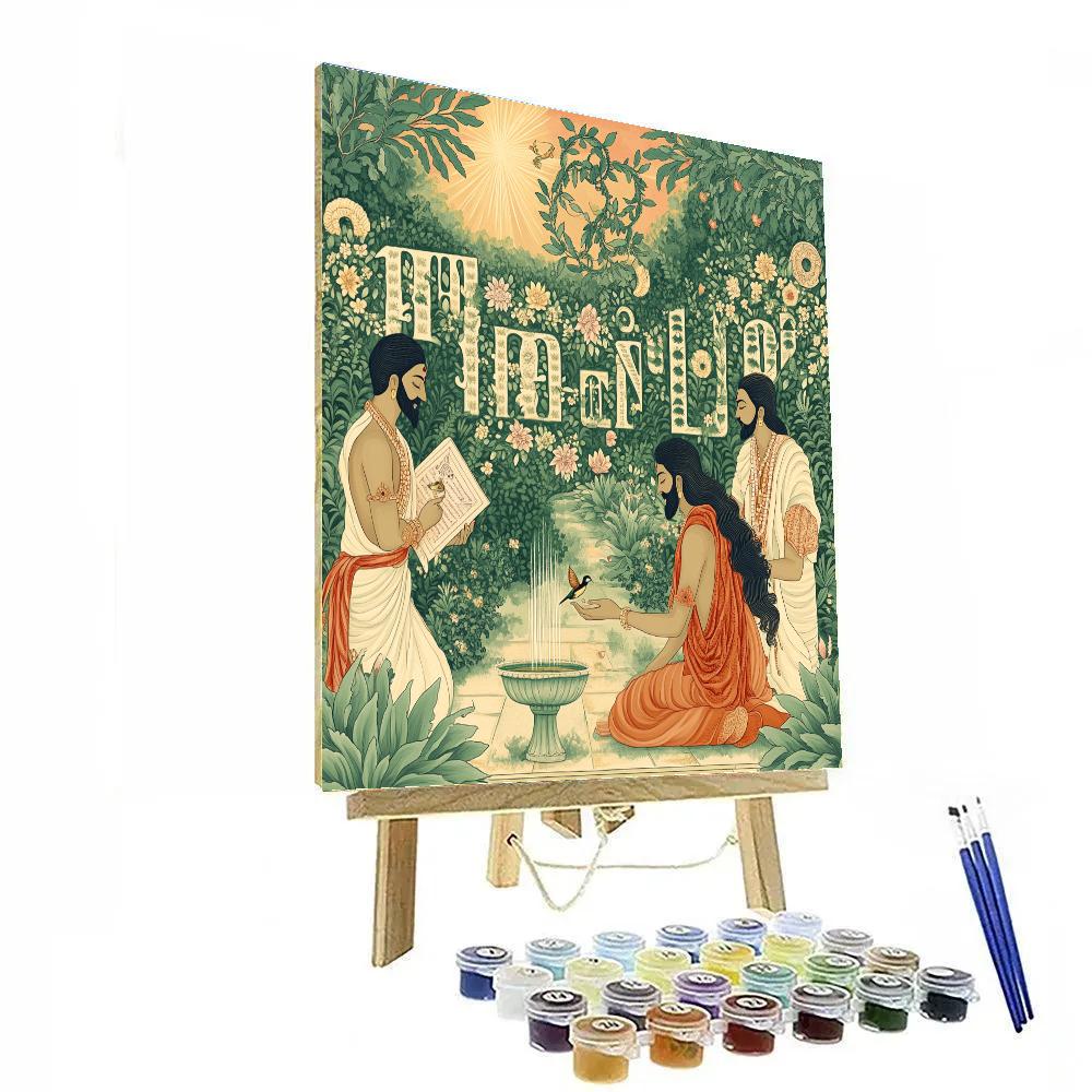 Garden Of First Letters Brahma paint by color