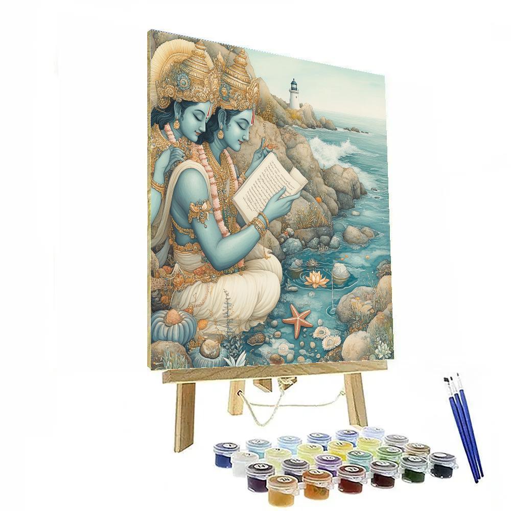 Brahma Tidepool Creation Study painting number kit