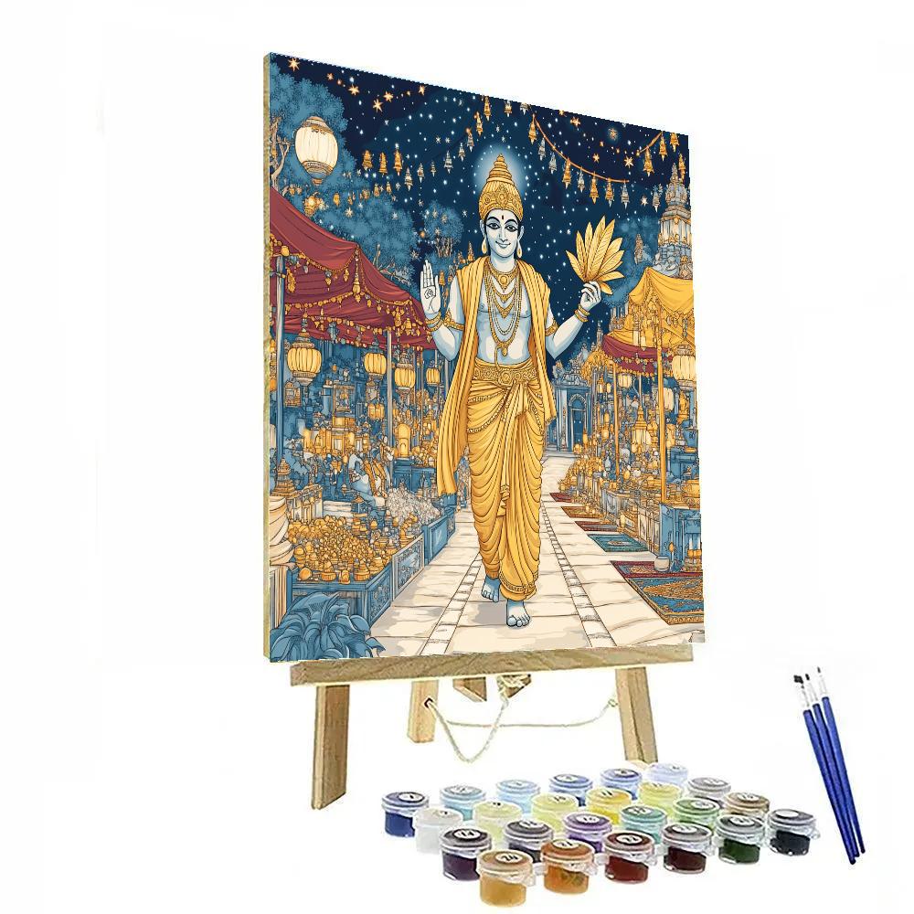 Lantern Bazaar Guided By Brahma Paint by numbers kits