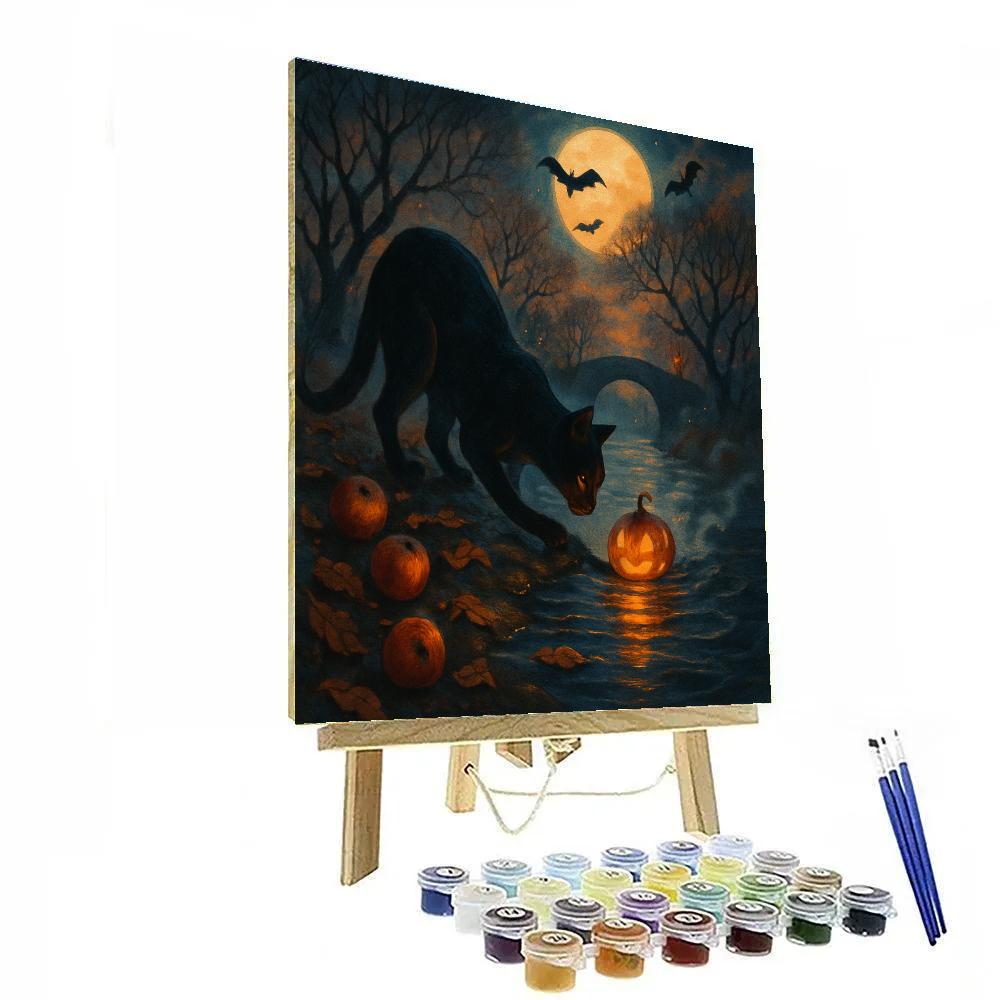 Lantern River Through The Hollow Orchard Painting by numbers kit