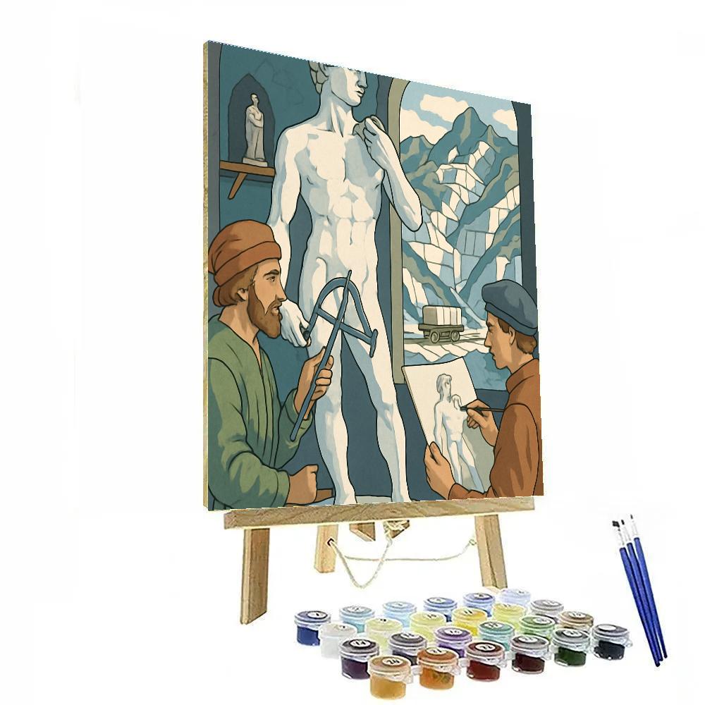 Marble Workshop Legends Of Italy paint by number