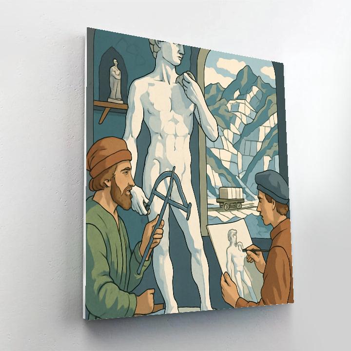 Marble Workshop Legends Of Italy paint by number