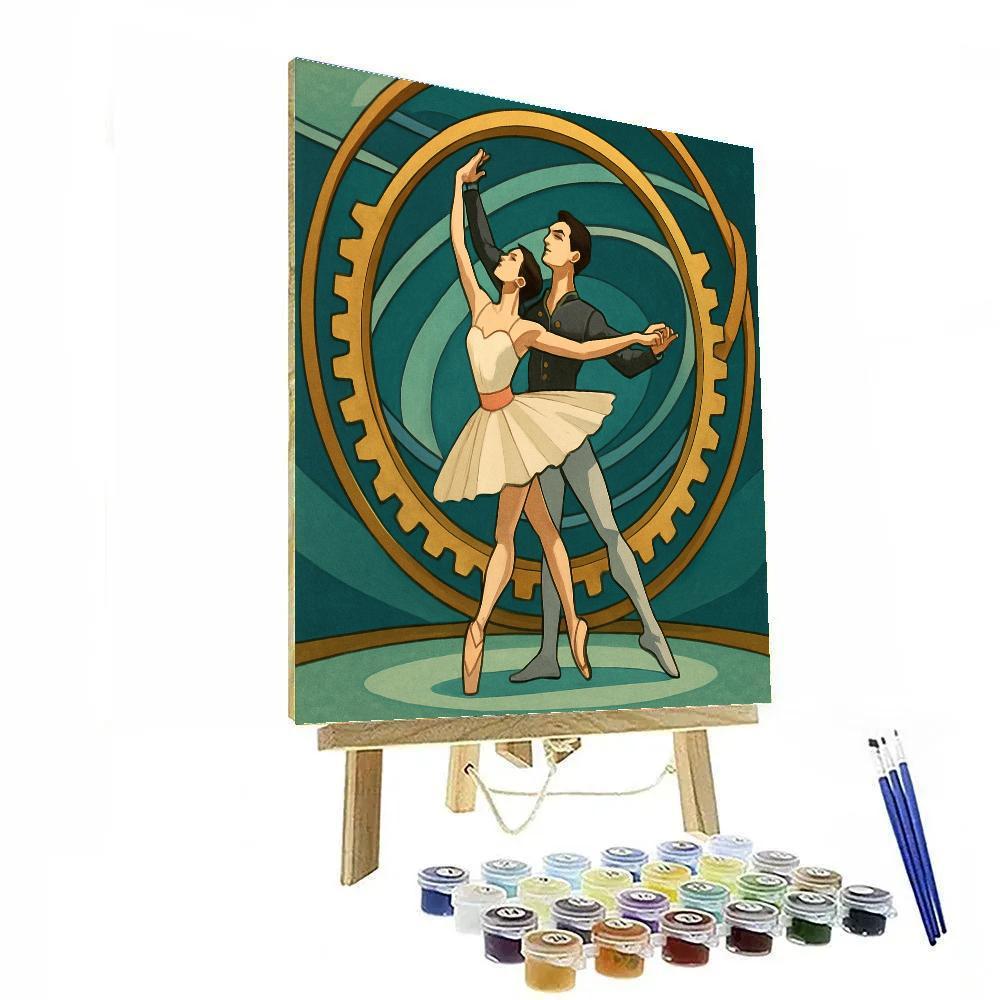 Ballet Starlit Orrery Pas De Deux Painting by numbers kit