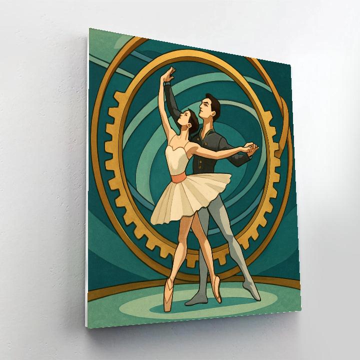 Ballet Starlit Orrery Pas De Deux Painting by numbers kit