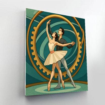 Ballet Starlit Orrery Pas De Deux Painting by numbers kit