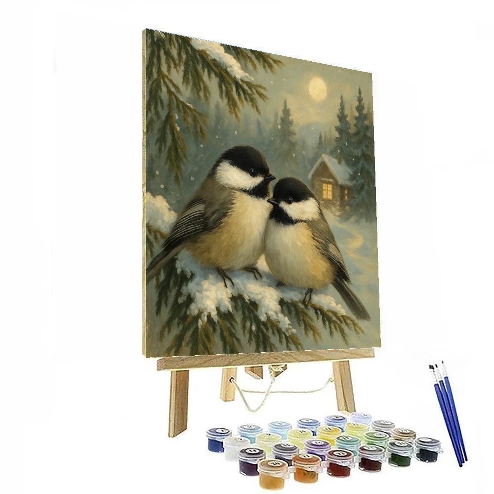 Cedar Hollow Chickadee Hearthlight Numbered painting kits