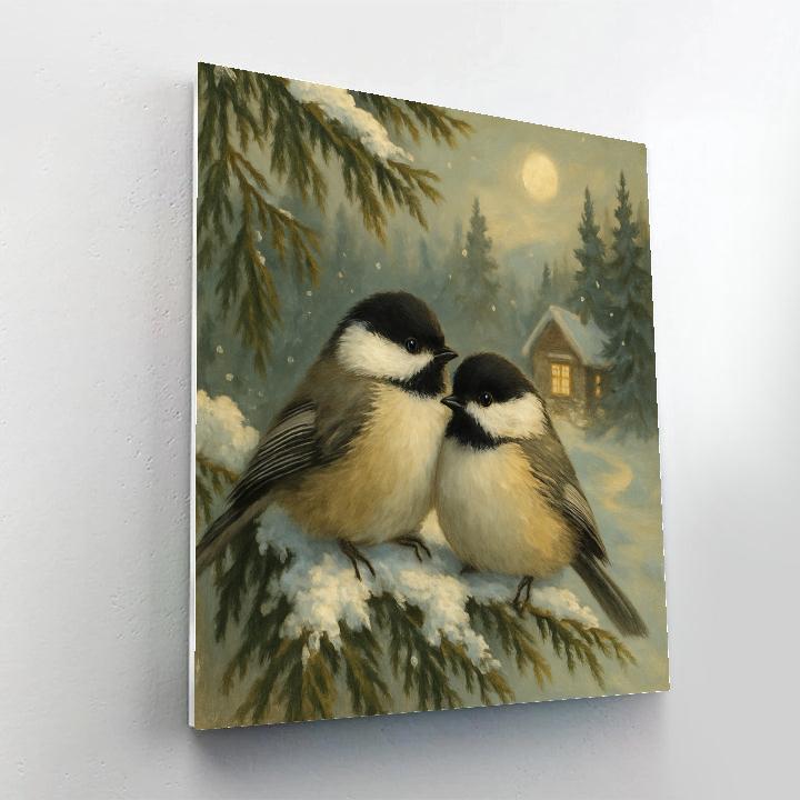 Cedar Hollow Chickadee Hearthlight Numbered painting kits