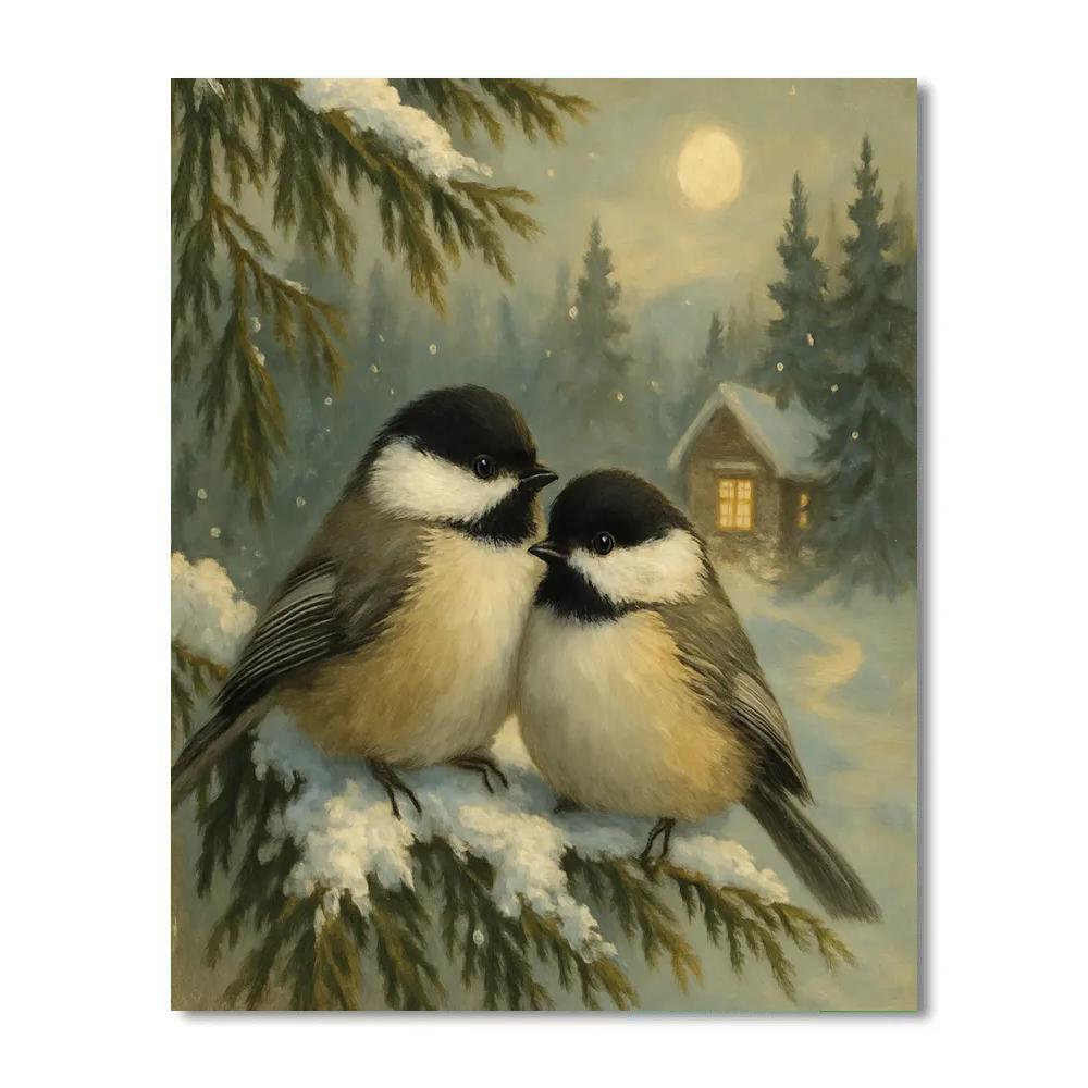 Cedar Hollow Chickadee Hearthlight Numbered painting kits