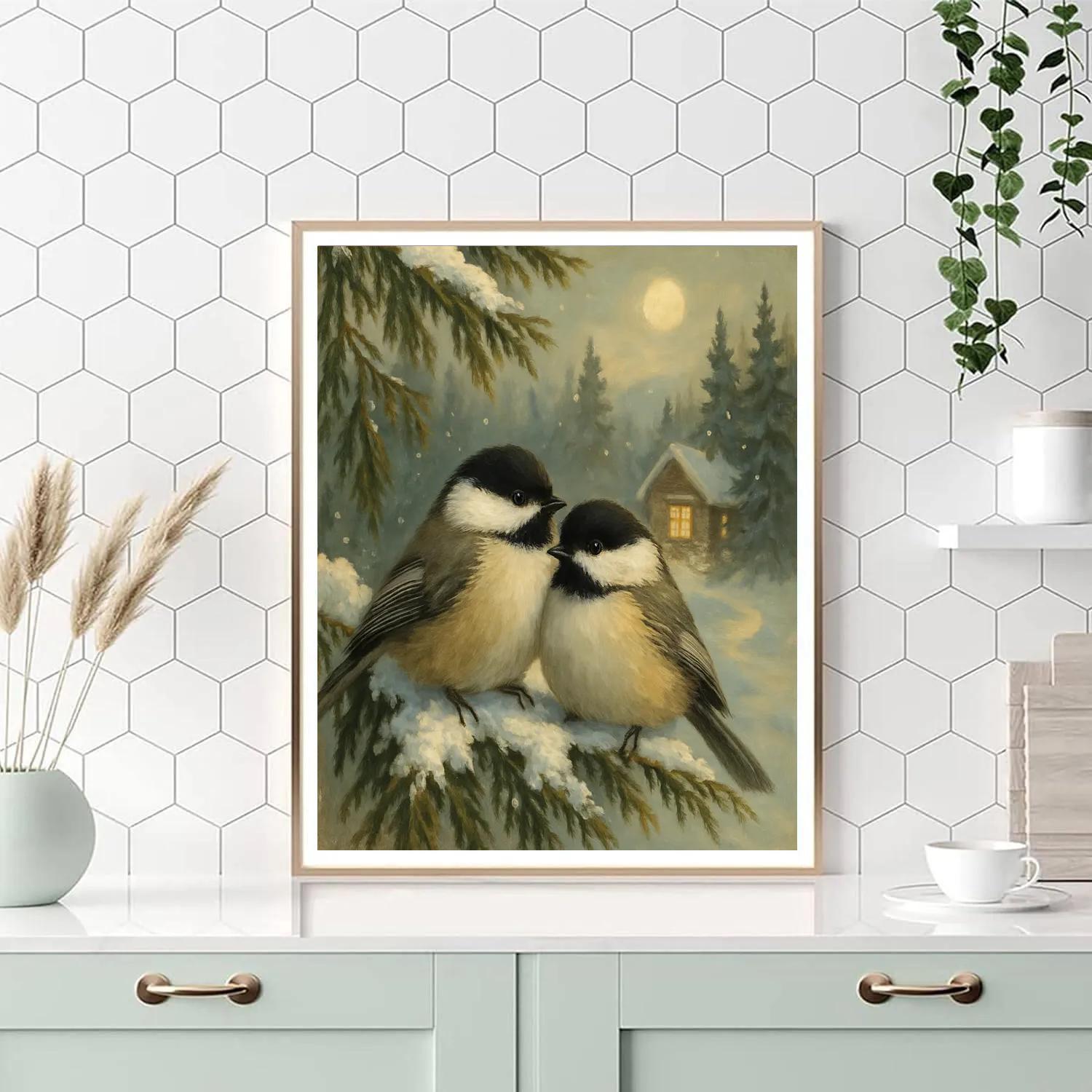 Cedar Hollow Chickadee Hearthlight Numbered painting kits