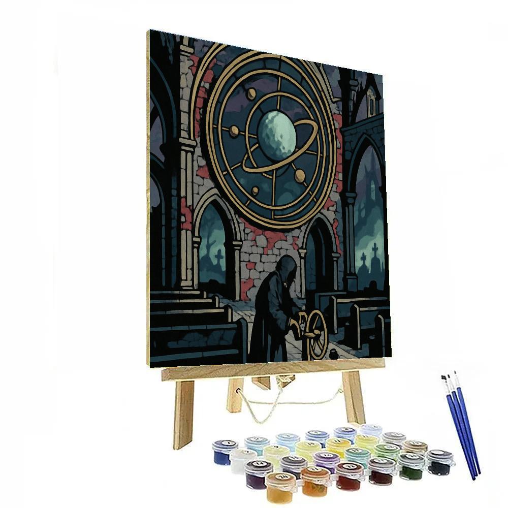 Cathedral Orrery In Gothic Twilight painting number kit