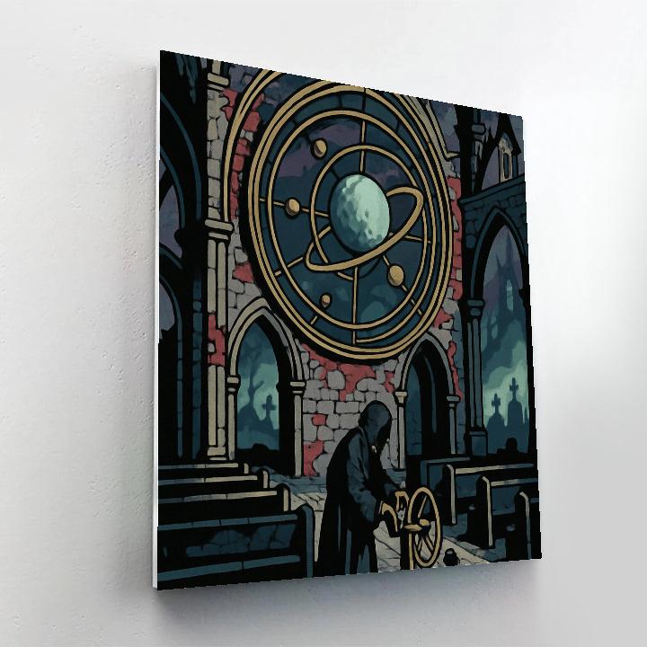 Cathedral Orrery In Gothic Twilight painting number kit