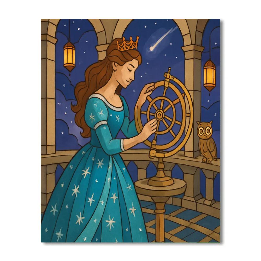 Clockwork Observatory Princess Paint by numbers kits