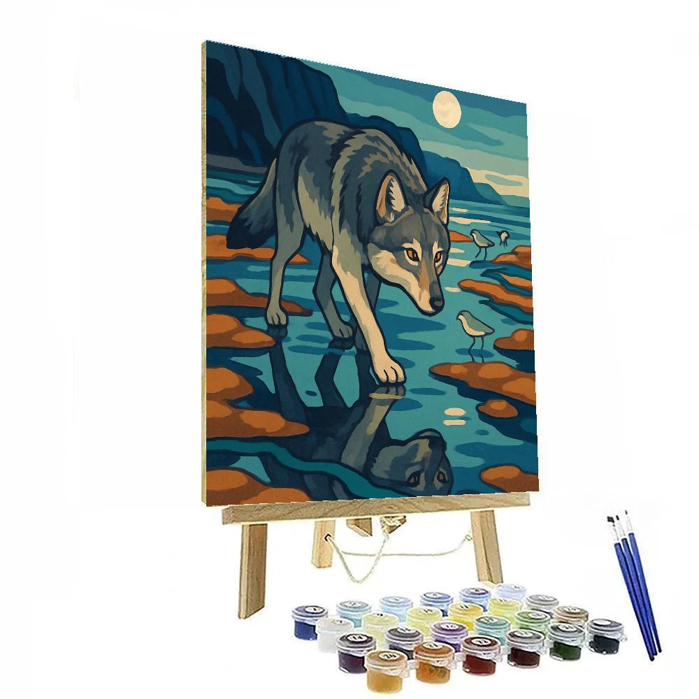 Tideglass Wolf Patrol DIY paint by numbers