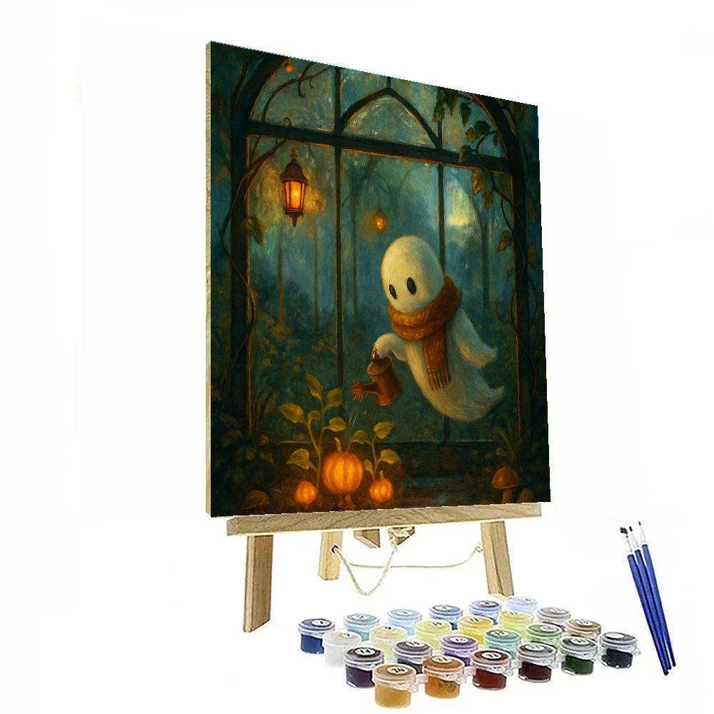 The Haunted Greenhouse Of Whispering Vines DIY paint by numbers