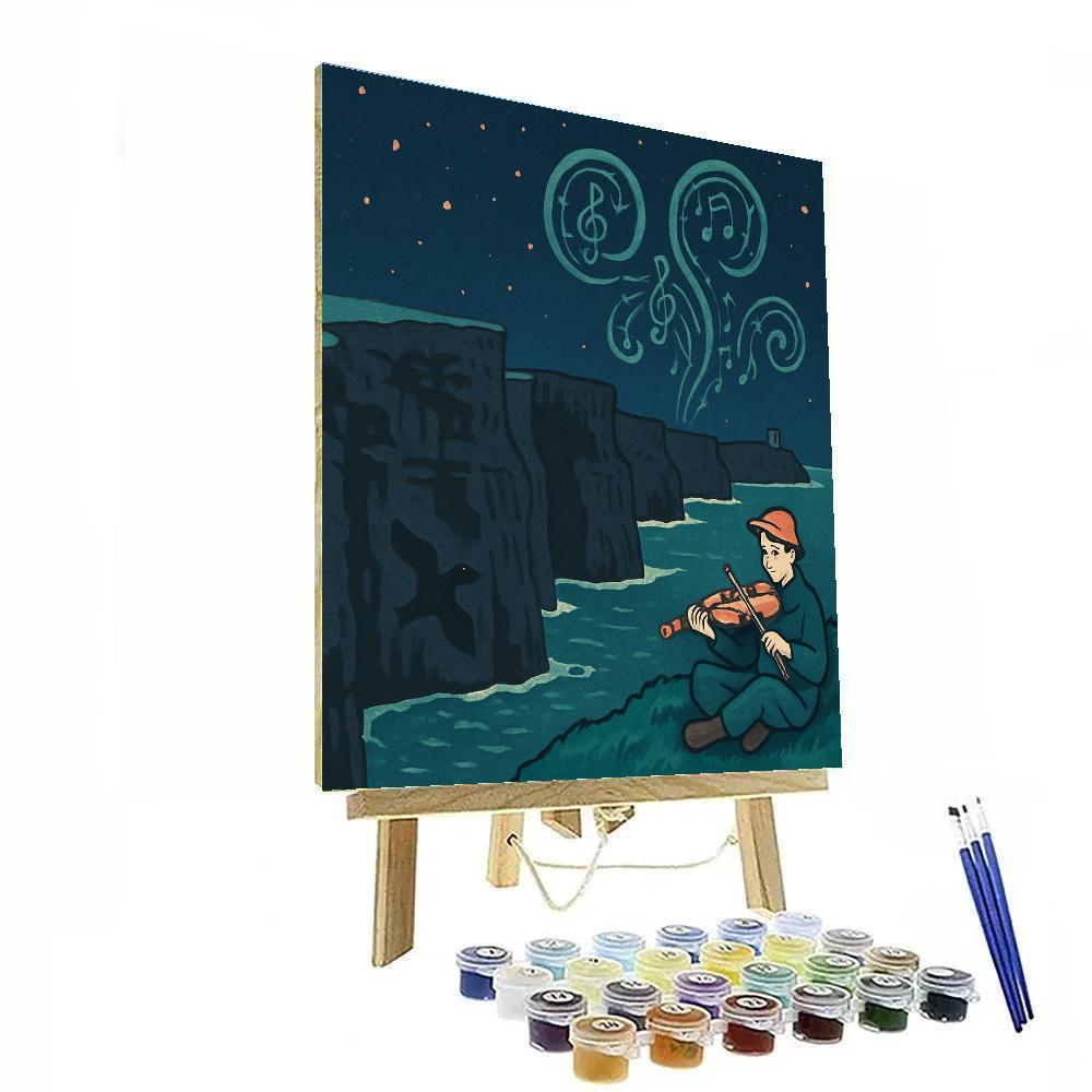 Ireland Crafted Cliffs Of Moher Starwatch Paint by numbers art