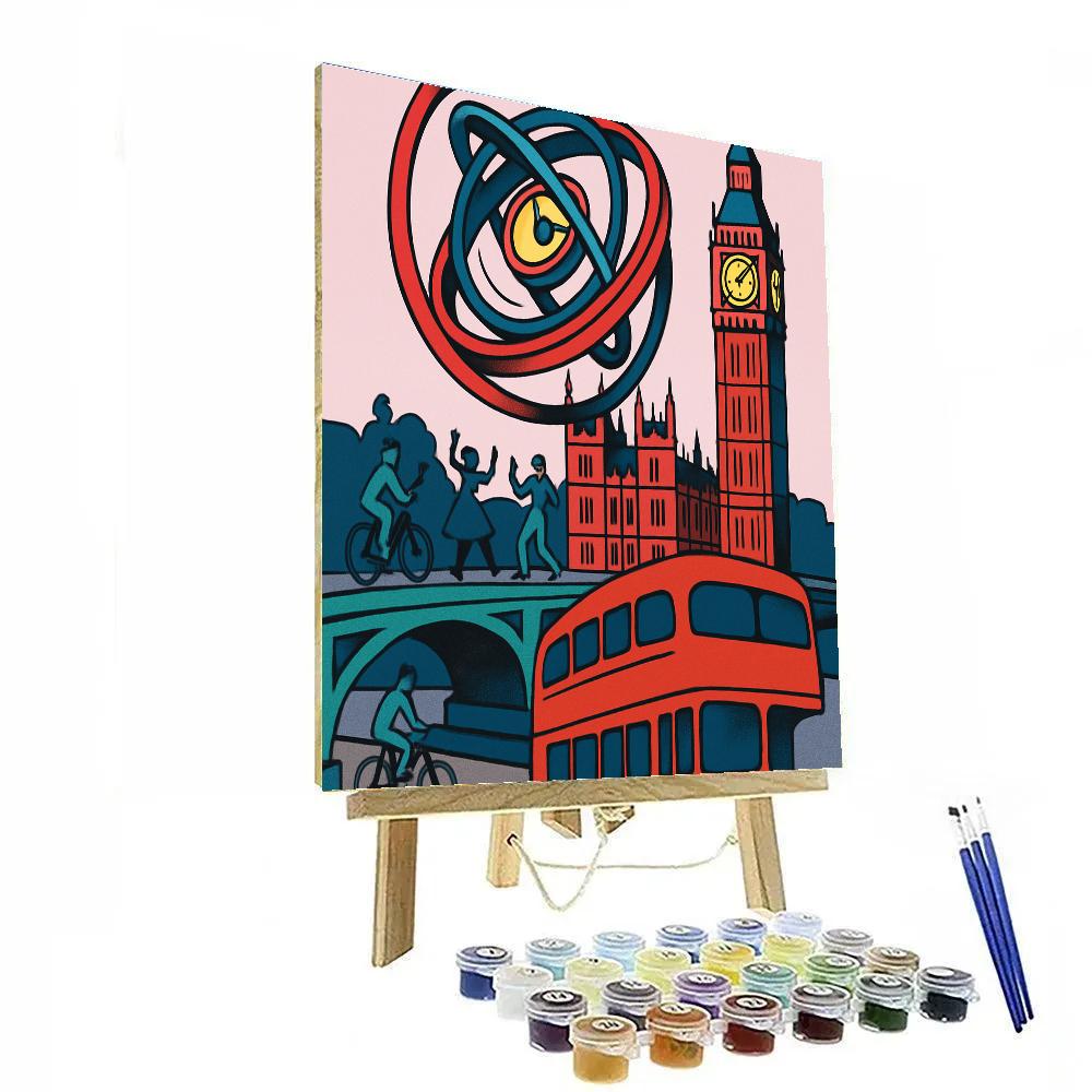 London Kinetic Skyline painting number kit