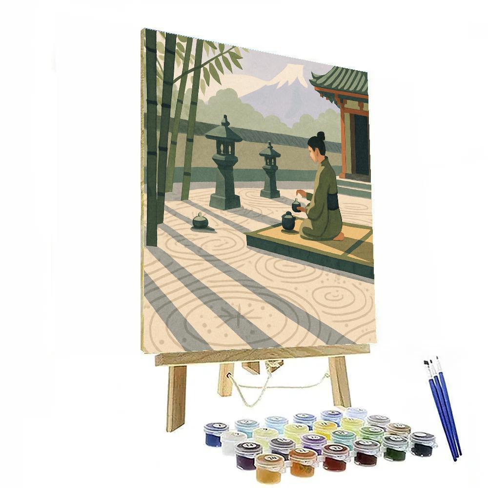 Bamboo Shadow Garden Japan Hyphenated Serenity Paint by numbers kits