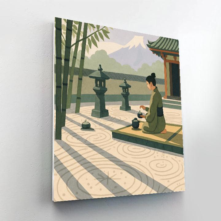 Bamboo Shadow Garden Japan Hyphenated Serenity Paint by numbers kits