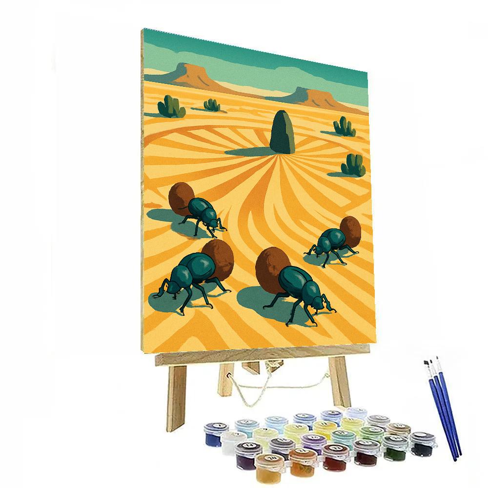 Sundial Caravan In Desert Light paint by color