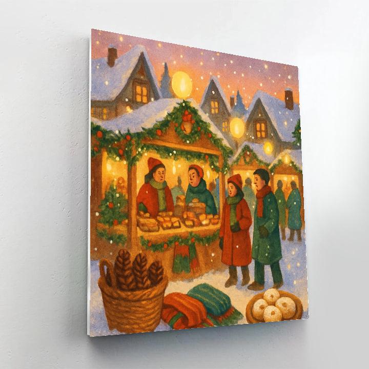 Holiday Market Of Floating Lantern Orbs paint by color