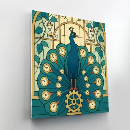 Clockwork Garden Peacock Reverie Numbered painting kits